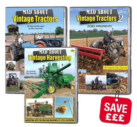 Bundle - Mad About Vintage Tractors / Harvesters (DVD)