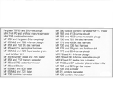 Massey Ferguson Implements & Machinery Part 1