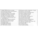Massey Ferguson Implements & Machinery Part 2